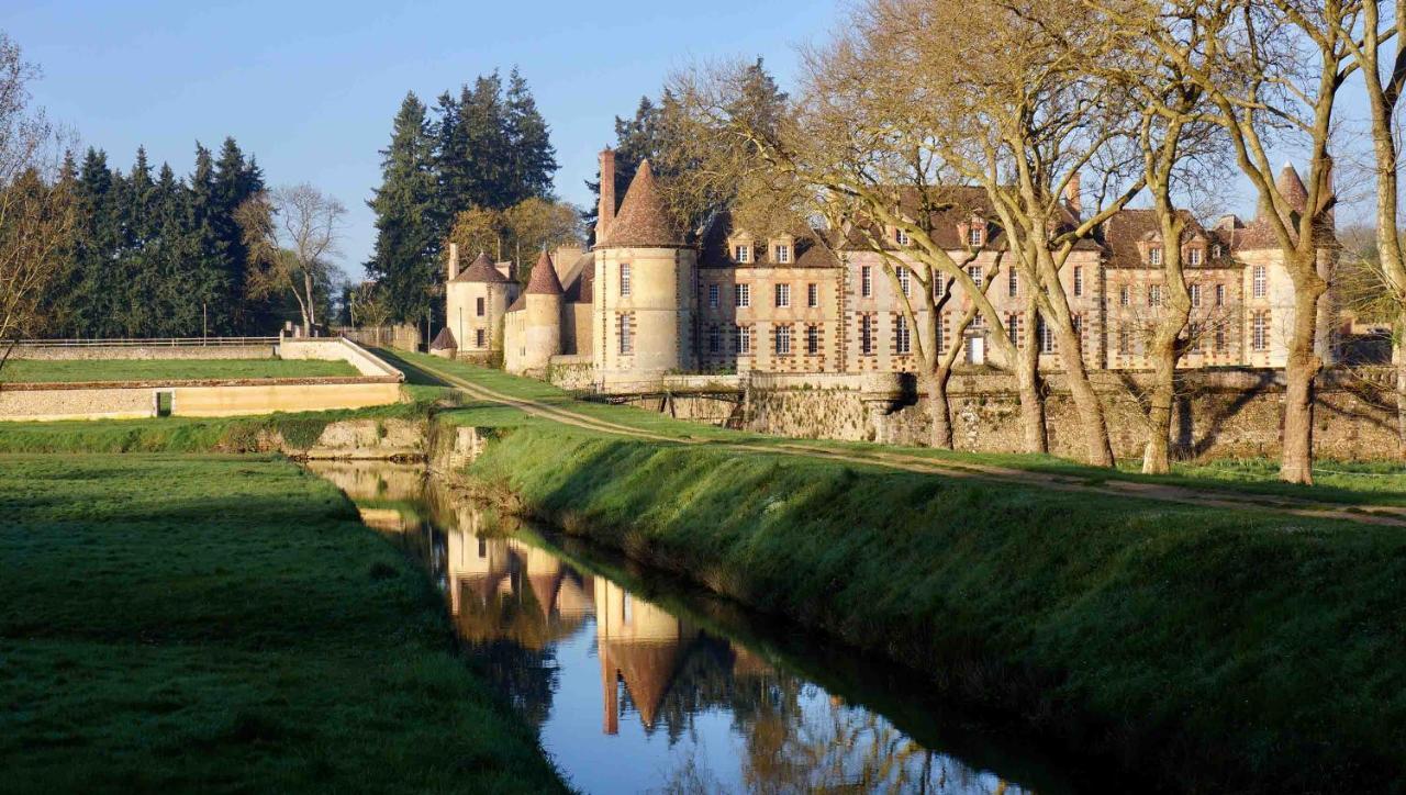 Chateau De La Riviere Bed and Breakfast Pontgouin Exterior foto